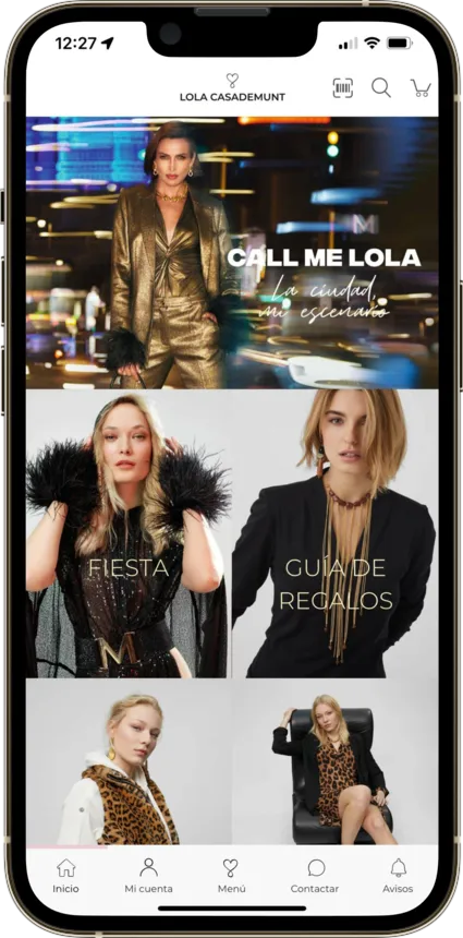 Screenshot de la app de lola casademunt